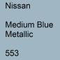 Preview: Nissan, Medium Blue Metallic, 553.